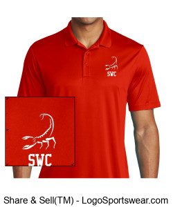 Red SWC Polo Design Zoom